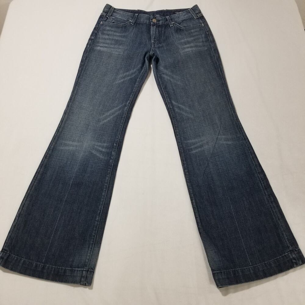 Citizens Of Humanity Jeans Womens 29 Low Slung Trouser Wide Leg Blue Loose USA